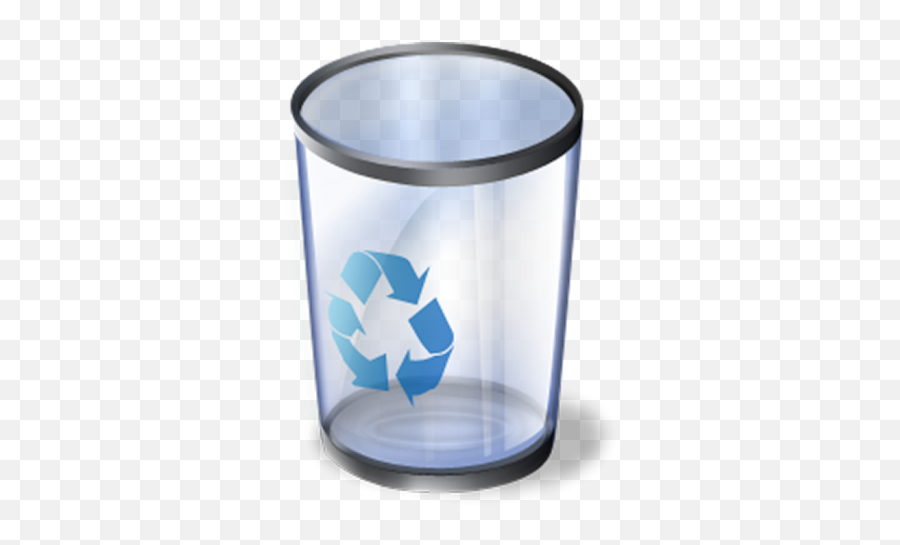 Emprt Recycle Bin Png Background - Recycling Emoji,Recycling Emojis With A Blue Background