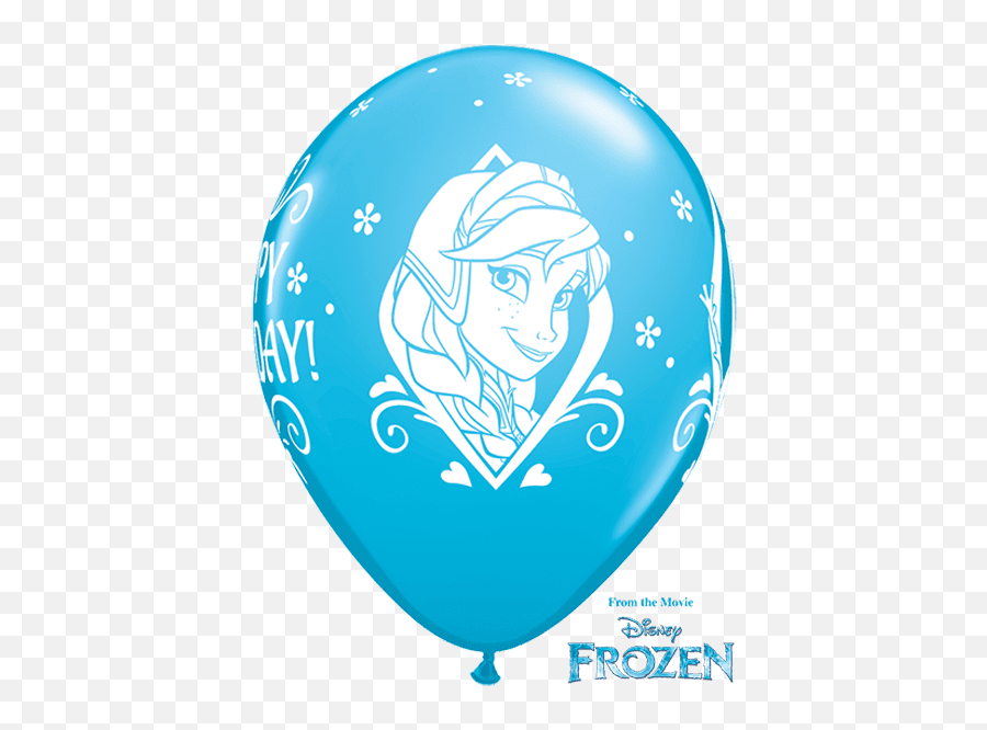 25 X 11 Disney Frozen Happy Birthday Assorted Qualatex Emoji,Emoji Christmas Disney Frozen