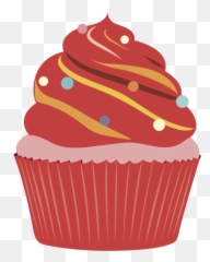Red Velvet Cupcake Png U0026 Free Red Velvet Cupcakepng - Red Velvet Cupcake Vector Emoji,Emoji Cupcakes Recipe