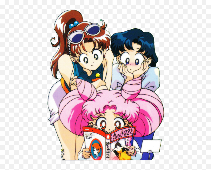 Lita Kino Rini Tsukino U0026 Ami Mizuno - Sailor Moon Super S Sailor Moon Ami X Lita Emoji,Sailor Moon Emojis