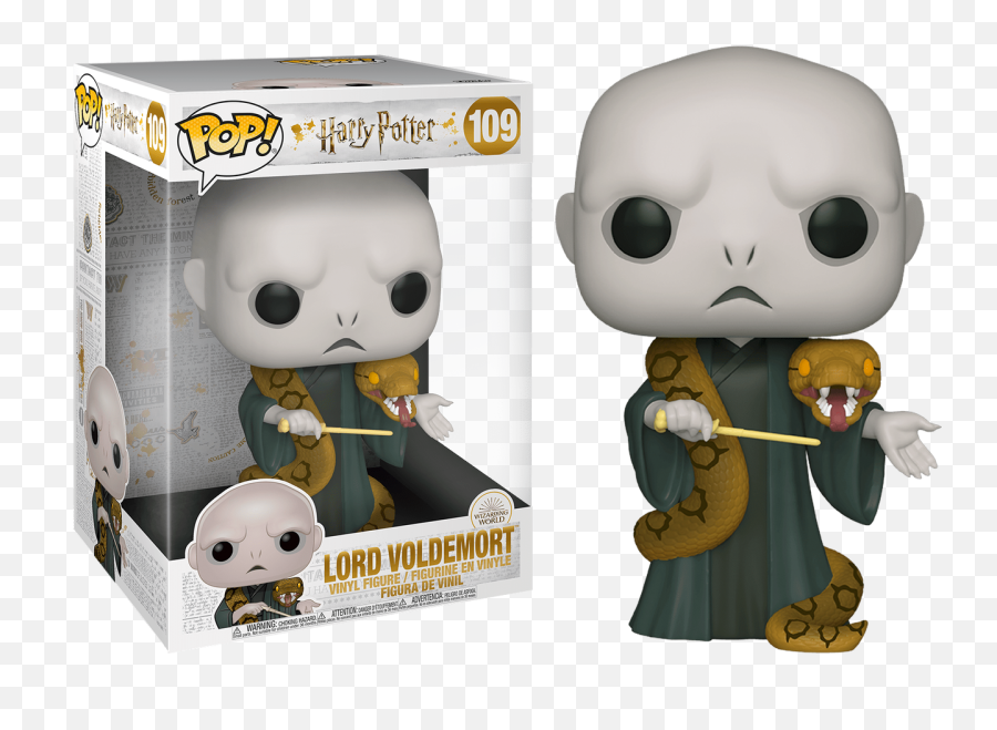 Harry Potter - Voldemort With Nagini 10 Pop Vinyl Figure Emoji,Baymax Emoticon Funko