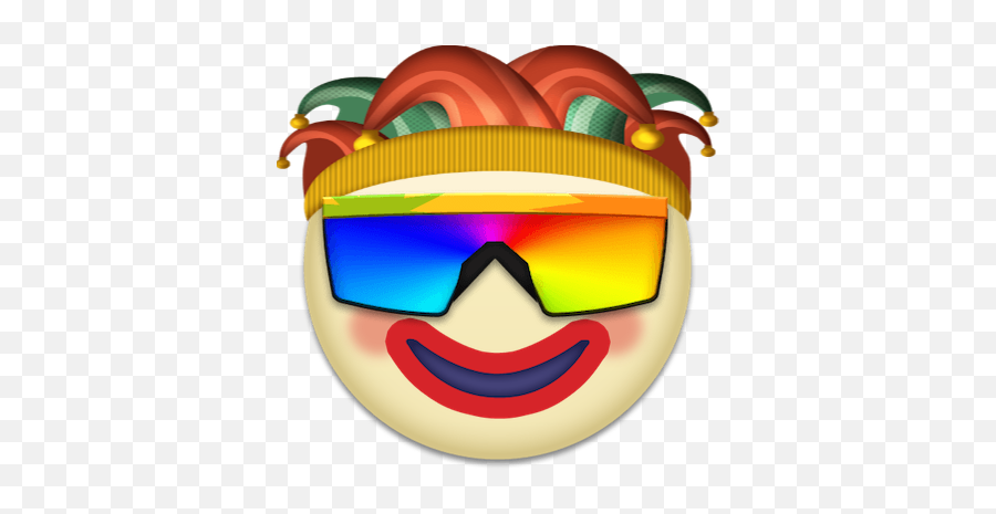 Smiling Clown Emoji - Mint Space Nft Marketplace Buy Sell,What Are The Cool Emojis 2021