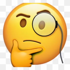 Free Png Emoticons - Thinking Emoji Png,Free Emoticons