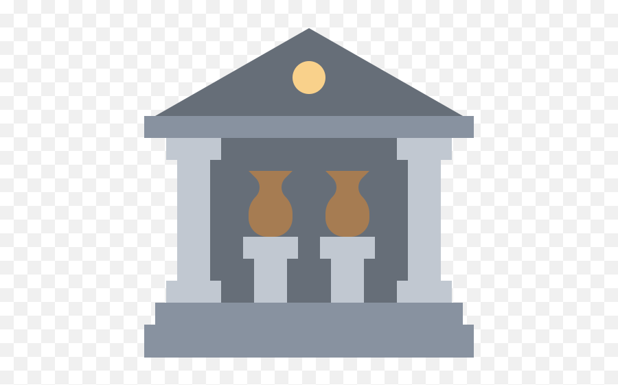 Museum Roman Temple Buildings Icon In Public Services Emoji,Temple Emoji