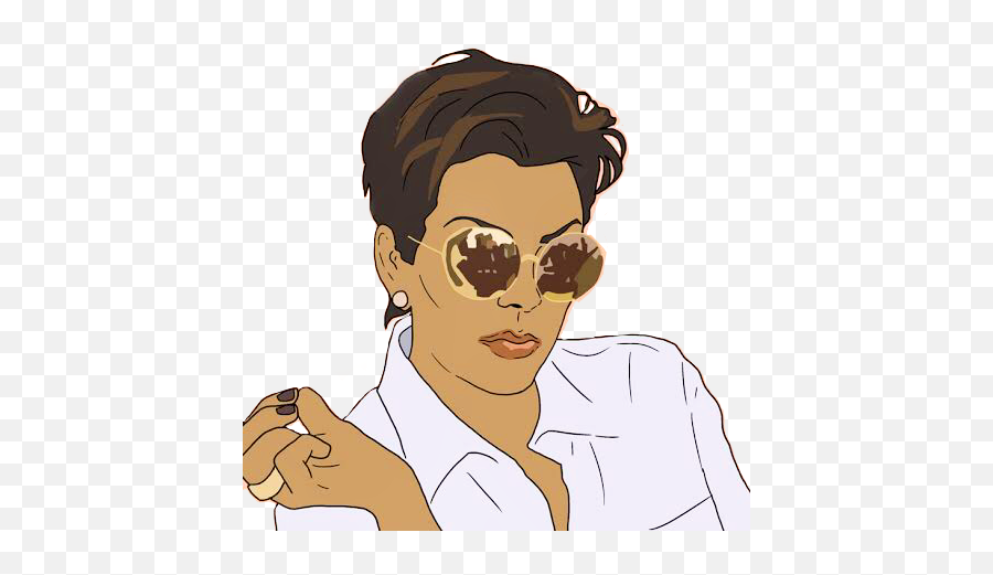 Krisjenner Kardashian Kris Kimoji Kimk Kkw Kkj Kjk - Kris Kris Jenner Sticker Png Emoji,Kylie Jenner Tiger Emoji