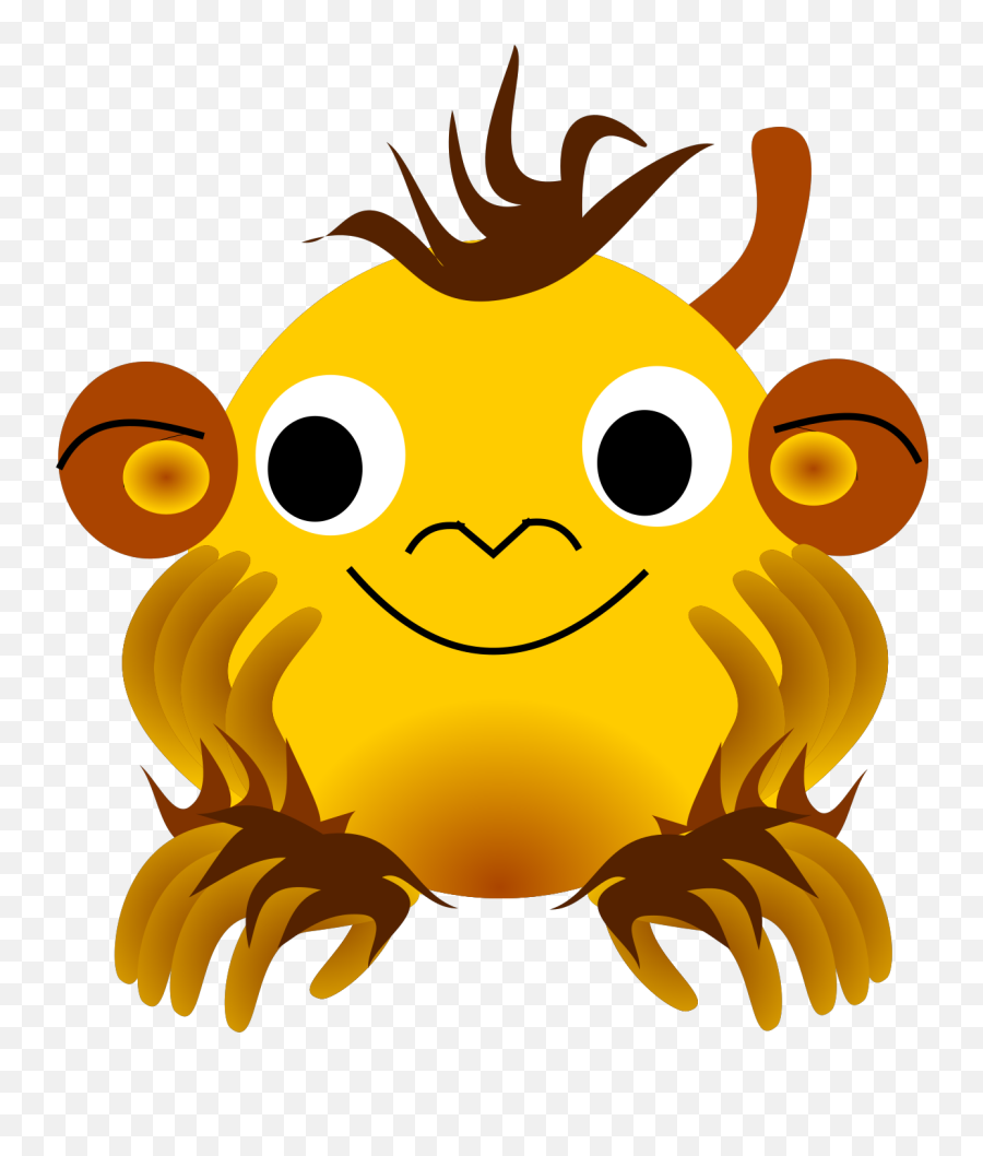 Brown Monkey Png Svg Clip Art For Web - Download Clip Art Happy Emoji,Camera Monkey Emoji