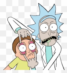 Morty Stickers Rick And Morty Tattoo - Rick And Morty Look Emoji,Rick And Morty Emojis