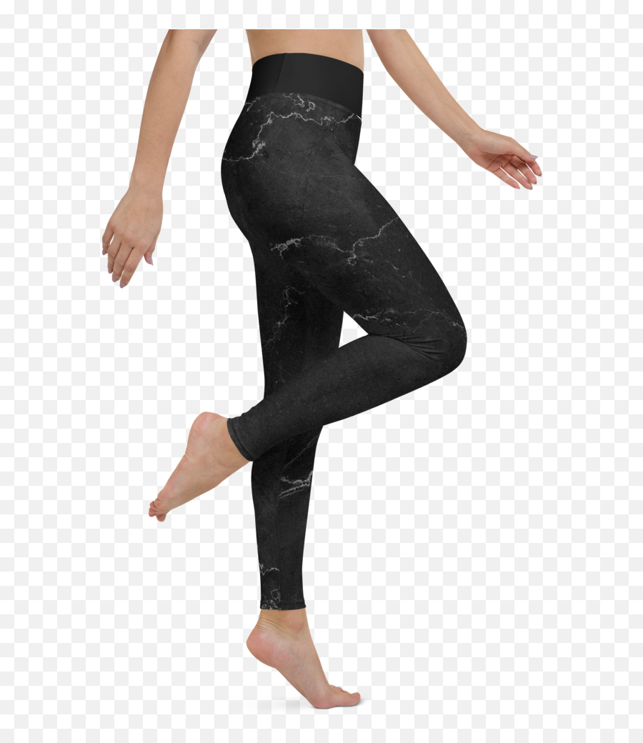 Black Marble Yoga Leggings - Yoga Pants Emoji,Emoji Leggings Amazon