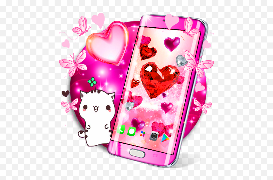 Wallpapers For Girls Girly Backgrounds - Apps On Google Play Cute Wallpapers For Whatsapp Chat Background Emoji,Emoji Wallpapers For Girls