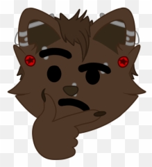 Big Thonk By D1ckh3ad69 - Fur Affinity Dot Net Fictional Character Emoji,Thonk Emoji Transparent