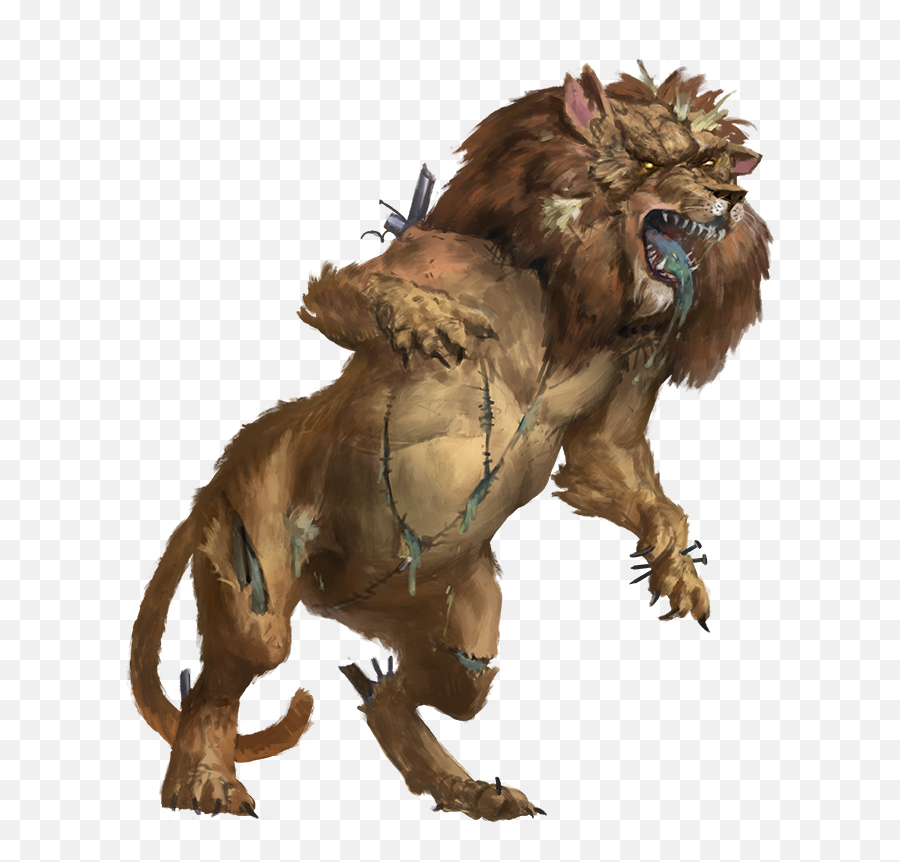 Lion Visitant - Monsters Archives Of Nethys Pathfinder Pathfinder Lion Emoji,Lion Showing Emotion