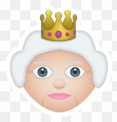 Politicons - Happy Emoji,Queen Emoji