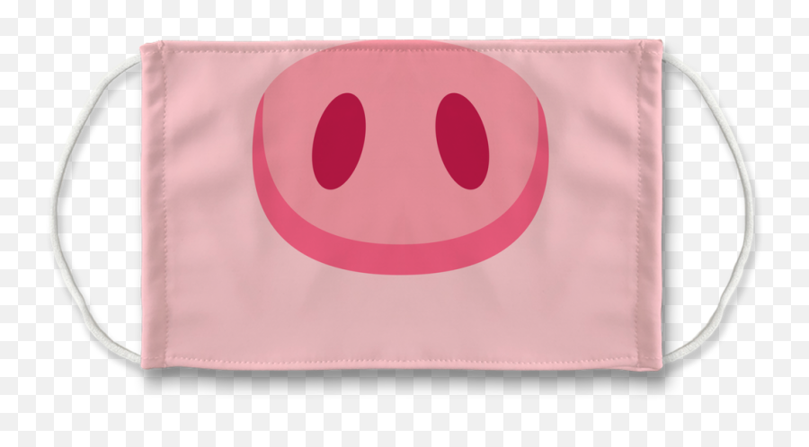 Pig Nose Face Mouth Covering 7 Layers - Cloth Face Mask Emoji,Cover Ears Emoticon -emoji