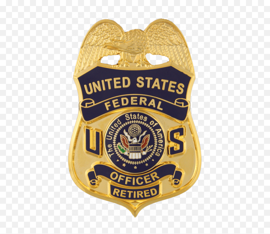 United States Federal Officer Retired - Bail Enforcement Agent Badge Emoji,Badge And Emoticon Guidelines