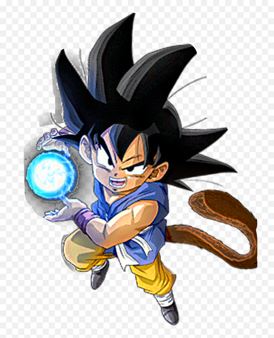 Goku Gt Dbz Dragonballz Anime Sticker By Ssj4 Goku - Kid Goku Gt Png Emoji,Goku Emoji