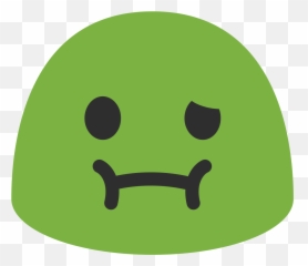 Emoji U1f922 - Android Disgust Emoji,Throwup Emoji