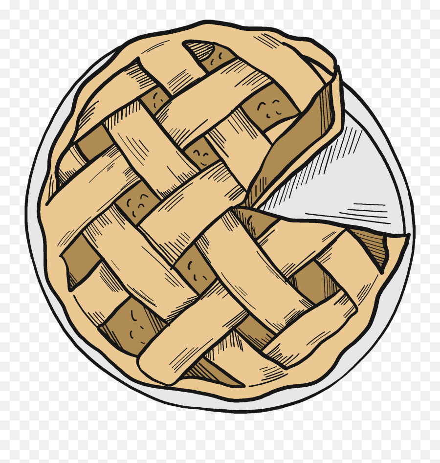 Apple Pie Clipart - Pie Emoji,Apple Pie Emoji