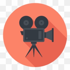 Cinema Sticker By Mateus - Movie Entertainment Logo Png Emoji,Movie Camera Emoji