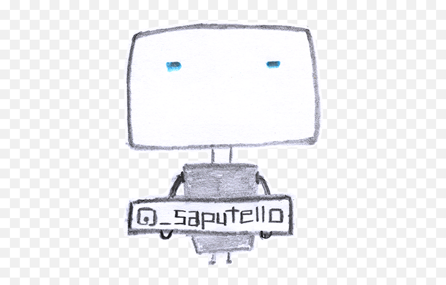 Telegram Stickers U2013 Saputello U2013 Cute Robot U2013 Robotoh - Dot Emoji,Emoticon For Tsk