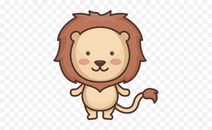 Lion Emoji Set - Vector Download Baby Lion Cartoon,Tribal Emojis