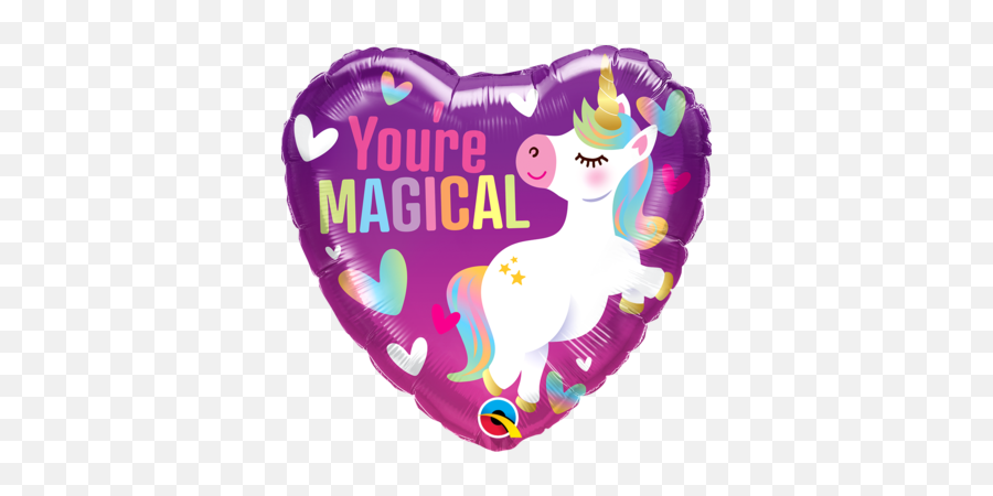 Childrenu0027s Balloons U2013 Love Partying - Qualatex Magical Unicorn Foil Balloon Emoji,Winnie The Poop Emojis