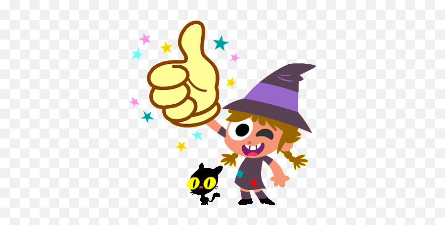 Fun Halloween Emojis - Fictional Character,Emoticon Witch And Cauldron Gif
