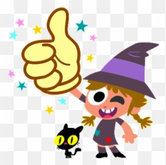 Fun Halloween Emojis - Fictional Character,Emoticon Witch And Cauldron Gif