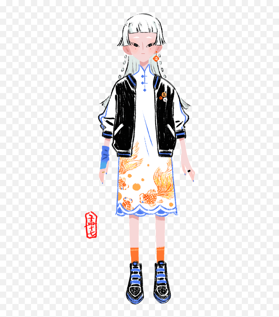 Oblivion U2013 Muru Chen - Girly Emoji,Chinese Emotion Character