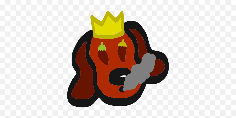 King Ruff By Lee Culver - Language Emoji,Emojis With Crowns On