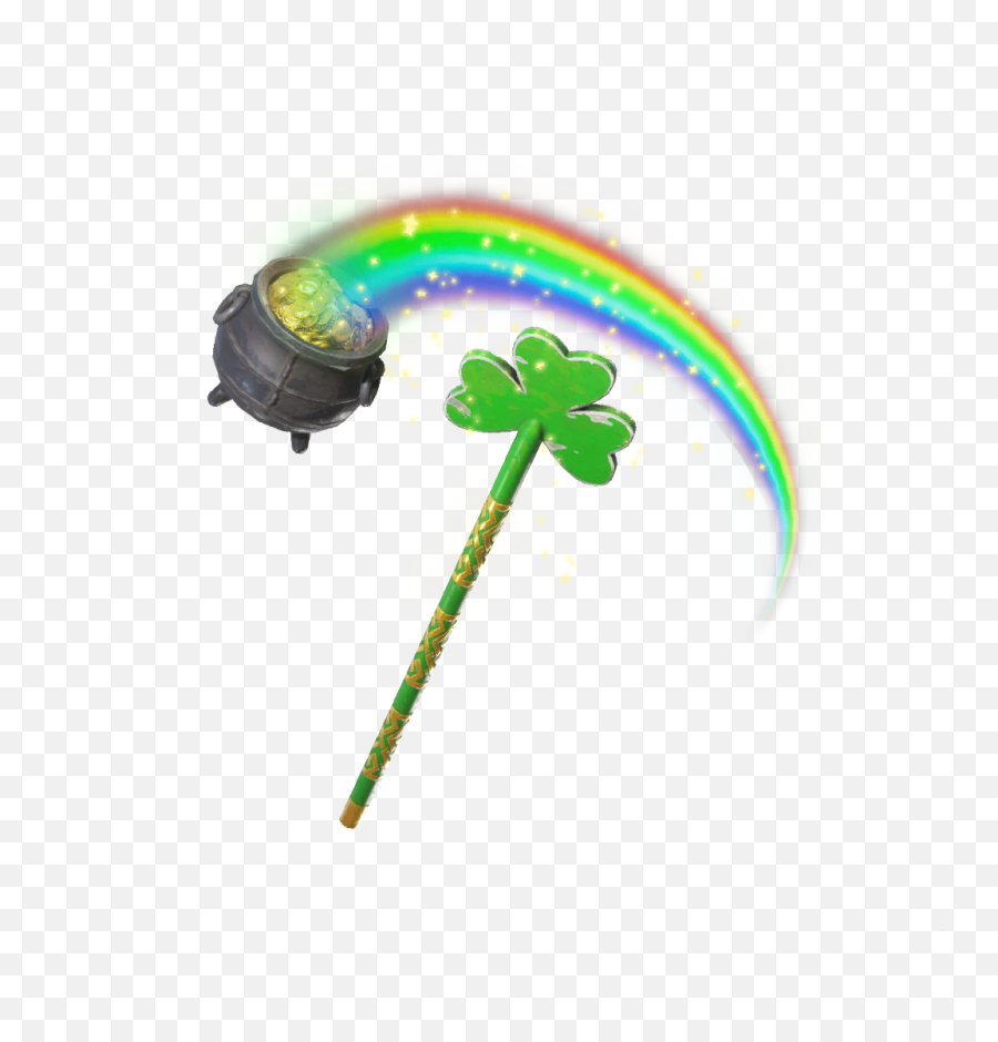 Fortnite Pot Ou0027 Gold Pickaxe - Png Pictures Images Pot O Gold Fortnite Png Emoji,Google Emojis Trebol