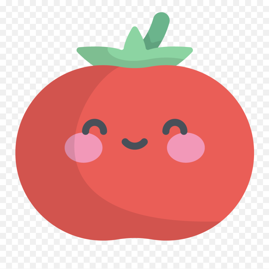 Tomato Emoji Cute - Smile Tomato Icon Png,Tomato Emoji