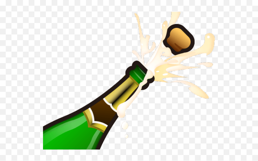 Champagne Clipart Emoji - Champagne Whatsapp Emoji Png Celebrating,Dab Emoji Android