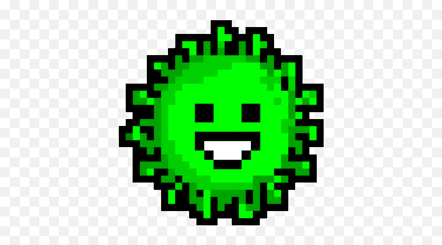 Corona Virus But Pixelated - Transparent Covid 19 Gif Emoji,Coronavirus Emoji