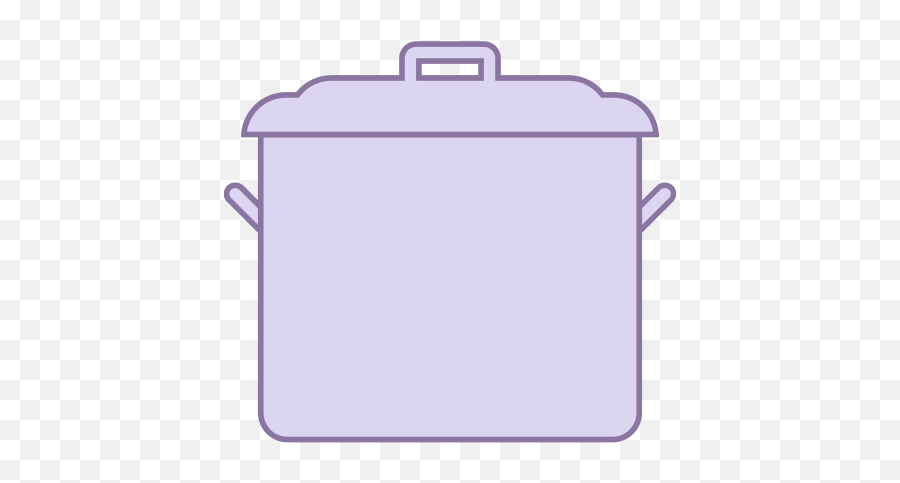 Cooking Pot Icon In Office L Style - Lilás Utensílios De Cozinha Roxo Desenho Emoji,Eating Utensil Emojis