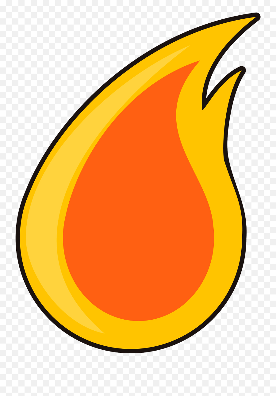 Cartoon Flame Clipart Free Download Transparent Png - Clipart Flame Cartoon Emoji,Cartoon Transparent Background Fire Flame Emoji
