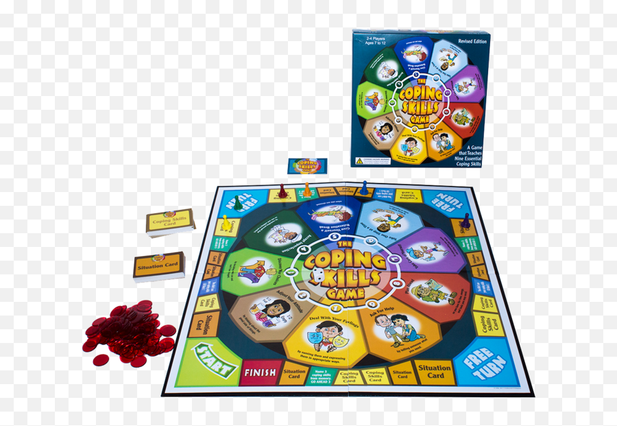 The Coping Skills Board Game - Coping Skills Game Emoji,Games That Toy With Your Emotions