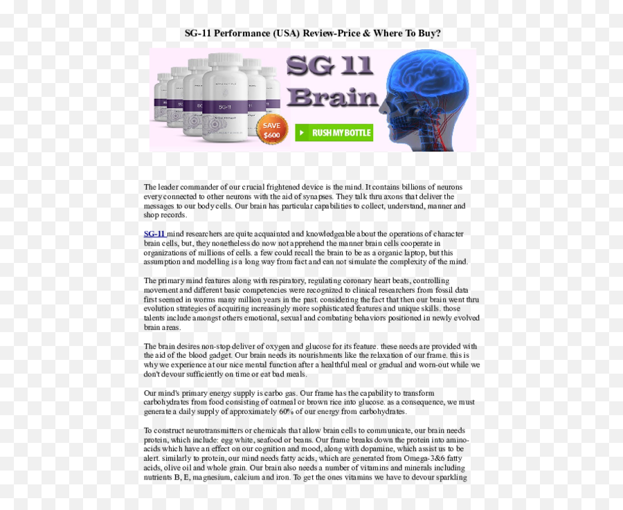 Pdf Sg 11 Brain Advanced Brain Formula Spencererd Emoji,Emotions Are Like Gasoline