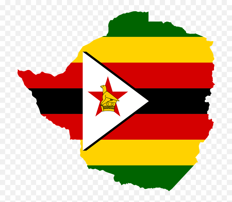 Color Codes Pictures Of Zimbabwe Flag - Zimbabwe Flag Map Png Emoji,Ak47 Emoji Copy And Paste