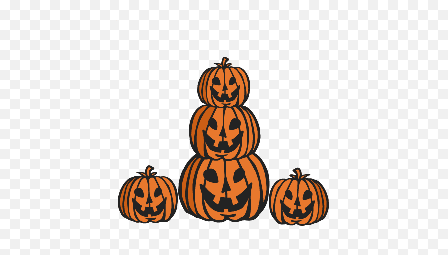 Jack - Olanterns Set Svg Cutting Files Pumpkin Svg Cuts Cute Emoji,Simple Cute Girl Jack O Lantern Cute Emojis