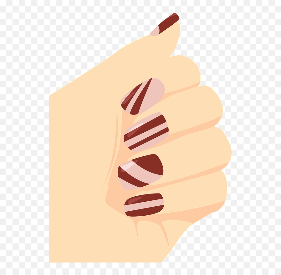 Nail Art Clipart - Horizontal Emoji,Painting Nails Emoji