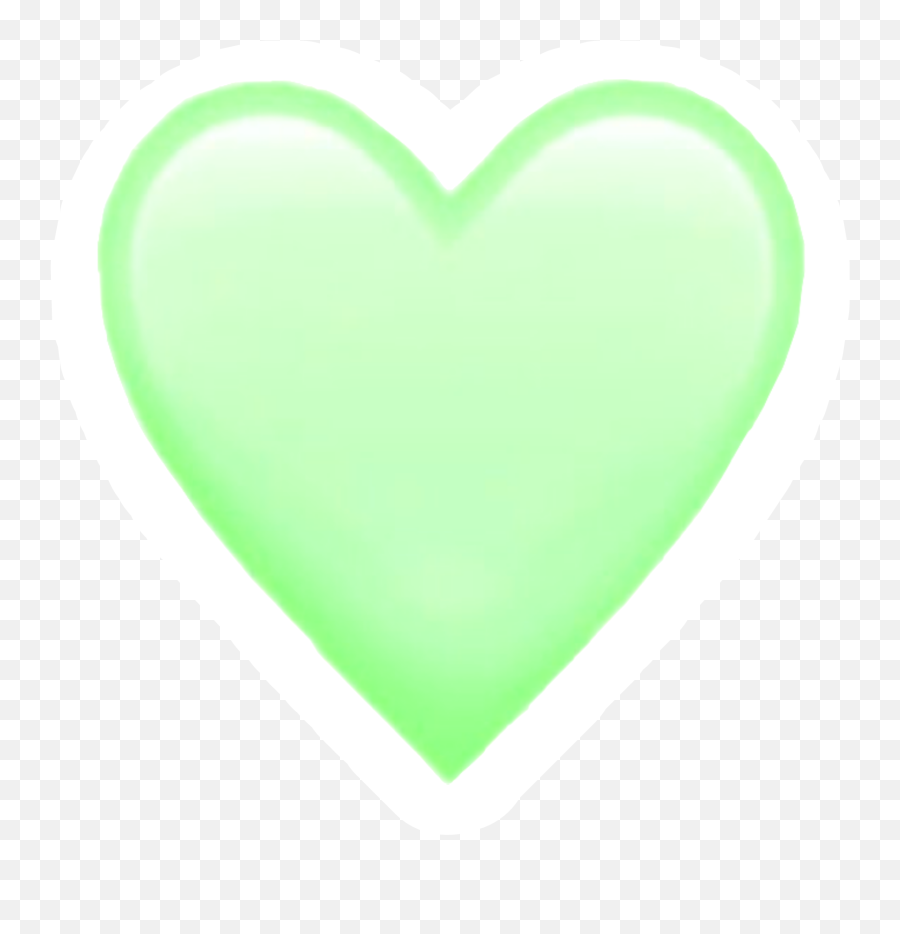 Heart Lightgreen Emoji 314096707026211 By This - Isvicky,Green Heart Emoji