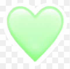 Heart Lightgreen Emoji 314096707026211 By This - Isvicky,Green Heart Emoji