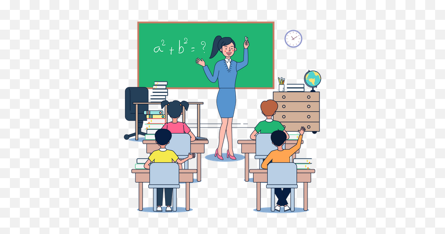 Math Teacher Icon - Download In Glyph Style Emoji,Class Room Emoji Teacher