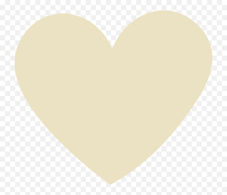 Heart Beige Clipart Illustration In Png Svg Emoji,Human Heart Emoji