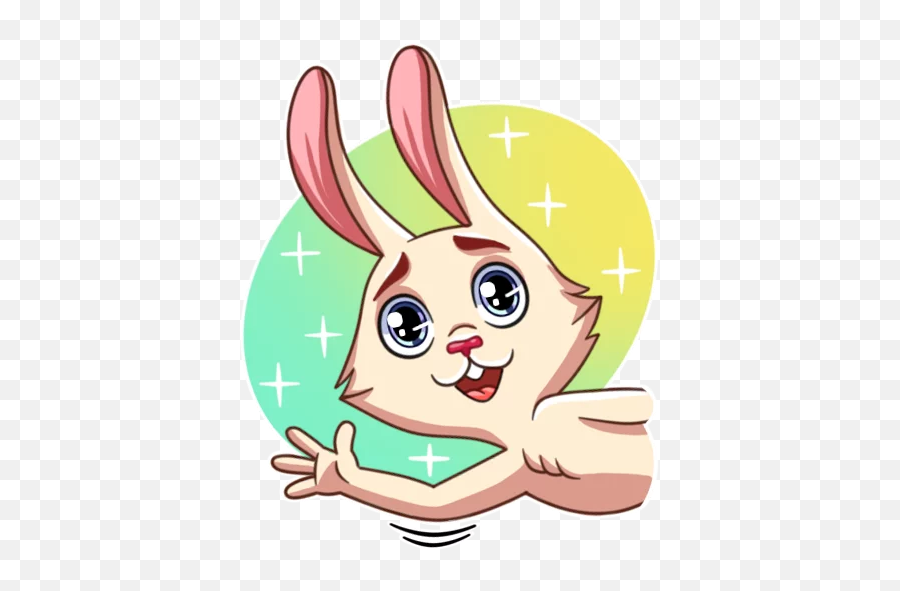 Rabbits Stickers For Telegram - Happy Emoji,Dogeza Emoji