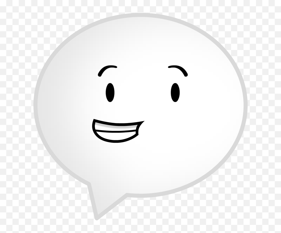 Download Speech Bubble Pose - Smiley Png Image With No Happy Emoji,Bubble Emoticon