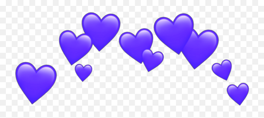 Blue Heart Crown Png Transparent Cartoon - Jingfm Heart Blue Crown Png Emoji,Dark Heart Emoji