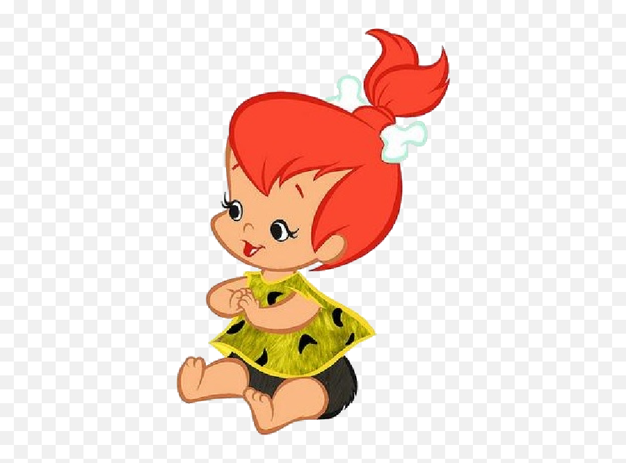 Hello Clipart Cartoon Character Hello Cartoon Character - Pebbles Flintstone Emoji,Eeyore Emoticons