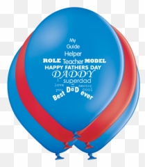 Latex Preprinted Fatheru0027s Day Balloons 12 - Balloon Emoji,Fathers Day Emoji