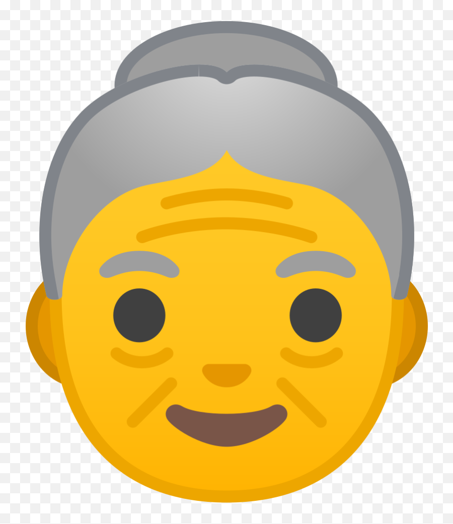 Old Woman Free Icon Of Noto Emoji - Face Old Lady Emoji,Old Couple Emoji